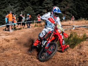 Honda Racing RedMoto Enduro Team impressed at the EnduroGP of France with strong performances from Ahlin, Bernardini and Corsi in front of an incredible Saint-Agrève crowd
