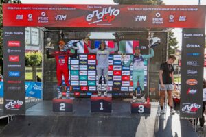 A hard-fought weekend in Fafe for the team as Max Ahlin closes in on the E2 podium and Valentino Corsi secures a strong third place in J1 at EnduroGP Portugal