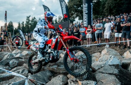 Relive the highlights of the EnduroGP Saint-Agrève weekend through the best action shots of Honda RedMoto riders competing in the FIM EnduroGP World Championship