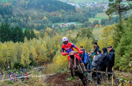Discover the photo gallery of the EnduroGP Germany 2025 in Vila de Rei with the Honda RedMoto Racing World Enduro Team in action. All the pictures from best actions