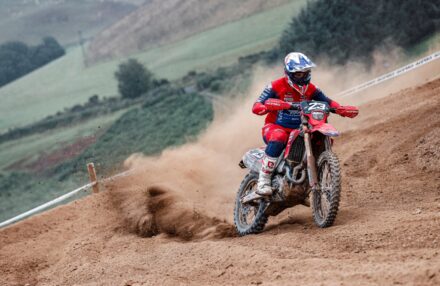 EnduroGP Wales 2025: Honda RedMoto Racing riders in action— Morettini, Bernardini, Blanjoue in action at the Welsh round. Watch the gallery