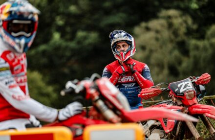 EnduroGP Wales 2025: Honda RedMoto Racing riders in action— Morettini, Bernardini, Blanjoue in action at the Welsh round. Watch the gallery