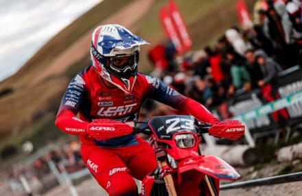 EnduroGP Wales 2025: Honda RedMoto Racing riders in action— Morettini, Bernardini, Blanjoue in action at the Welsh round. Watch the gallery