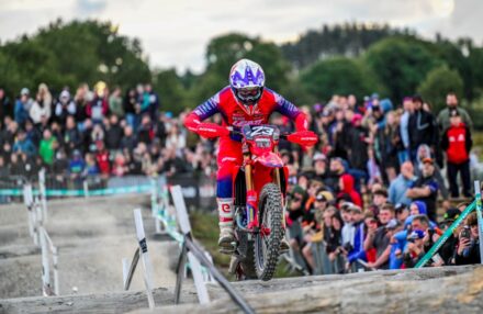 EnduroGP Wales 2025: Honda RedMoto Racing riders in action— Morettini, Bernardini, Blanjoue in action at the Welsh round. Watch the gallery
