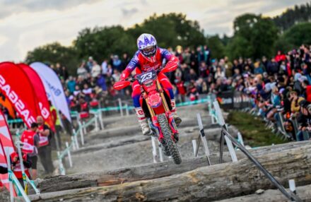 EnduroGP Wales 2025: Honda RedMoto Racing riders in action— Morettini, Bernardini, Blanjoue in action at the Welsh round. Watch the gallery