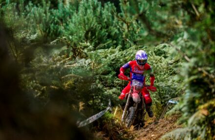EnduroGP Wales 2025: Honda RedMoto Racing riders in action— Morettini, Bernardini, Blanjoue in action at the Welsh round. Watch the gallery