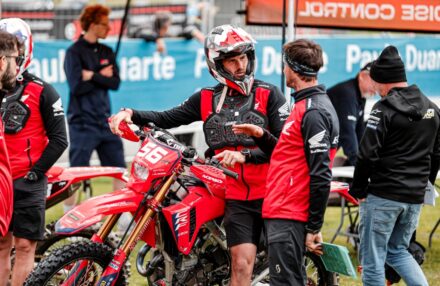 EnduroGP Wales 2025: Honda RedMoto Racing riders in action— Morettini, Bernardini, Blanjoue in action at the Welsh round. Watch the gallery