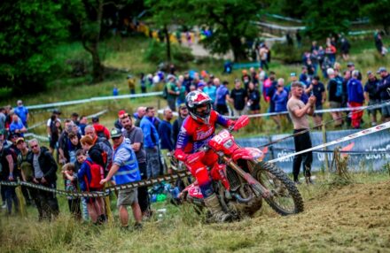 EnduroGP Wales 2025: Honda RedMoto Racing riders in action— Morettini, Bernardini, Blanjoue in action at the Welsh round. Watch the gallery