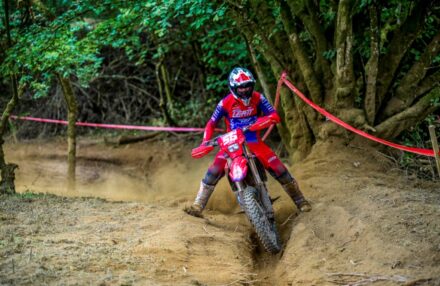 EnduroGP Wales 2025: Honda RedMoto Racing riders in action— Morettini, Bernardini, Blanjoue in action at the Welsh round. Watch the gallery