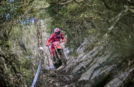 Podium finishes for Holcombe, Bernardini, and Morettini at the 2025 Assoluti d’Italia opener. Explore our gallery of Honda Racing RedMoto Enduro Team in action!