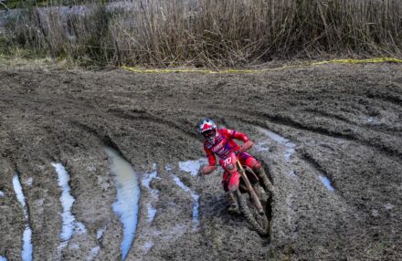 Podium finishes for Holcombe, Bernardini, and Morettini at the 2025 Assoluti d’Italia opener. Explore our gallery of Honda Racing RedMoto Enduro Team in action!