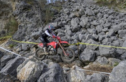 Podium finishes for Holcombe, Bernardini, and Morettini at the 2025 Assoluti d’Italia opener. Explore our gallery of Honda Racing RedMoto Enduro Team in action!