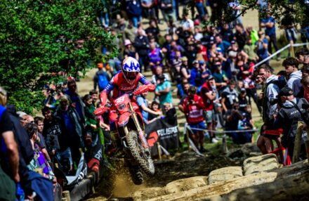 EnduroGP Wales 2025: Honda RedMoto Racing riders in action— Morettini, Bernardini, Blanjoue in action at the Welsh round. Watch the gallery