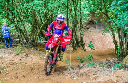 EnduroGP Wales 2025: Honda RedMoto Racing riders in action— Morettini, Bernardini, Blanjoue in action at the Welsh round. Watch the gallery