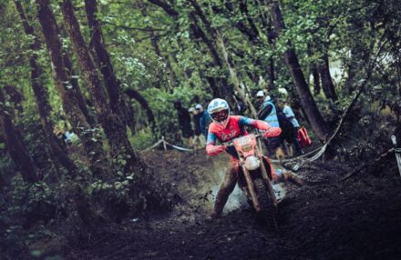 EnduroGP Wales 2025: Honda RedMoto Racing riders in action— Morettini, Bernardini, Blanjoue in action at the Welsh round. Watch the gallery