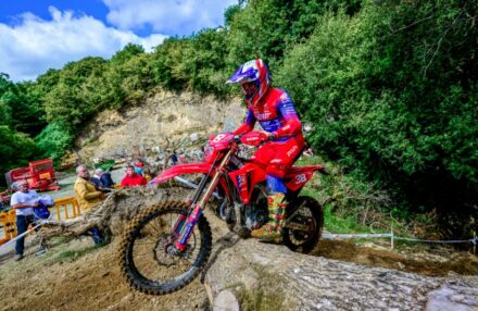 EnduroGP Wales 2025: Honda RedMoto Racing riders in action— Morettini, Bernardini, Blanjoue in action at the Welsh round. Watch the gallery
