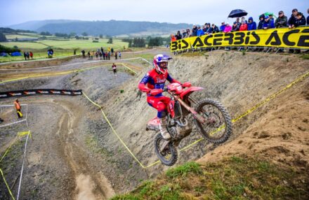 EnduroGP Wales 2025: Honda RedMoto Racing riders in action— Morettini, Bernardini, Blanjoue in action at the Welsh round. Watch the gallery